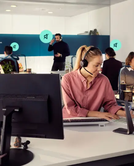Lärm auschalten im Open Office mit Headset